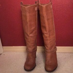 Ralph Lauren Brown Leather Boots size 5.5